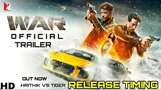 War Trailer Out Today, War Trailer Release Timing Confirmed, Hrithik Roshan, Tiger Shroff, Vaani