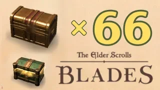 66 GOLDEN CHESTS [LVL 6 - 39] The Elder Scrolls: Blades