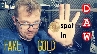 How to spot fake gold bullion coin - Scale and Ring test