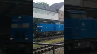 Br 203 der Press + Güterzug, Darmstadt Hbf