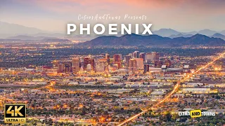 Phoenix, Arizona, United States 🇺🇸 in 4K Video by Drone ULTRA HD - Flying over Phoenix