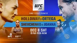 UFC 231: Holloway vs Ortega