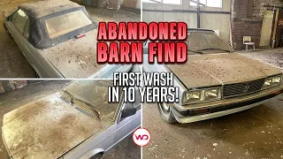 ABANDONED BARN FIND First Wash In 10 Years Maserati! Satisfying Car Detailing Restoration