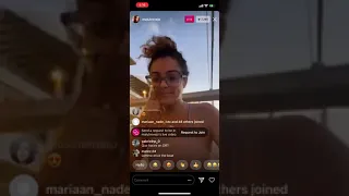 Malu Trevejo Instagram Live December 7, 2020