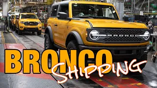 2021 Ford Broncos are shipping to dealers