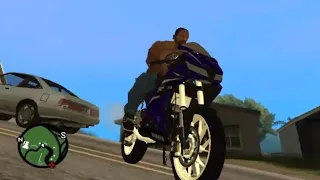 GTA San Andreas Yamaha R15 v3 || GTA cheat codes || GTA5 vs San Andreas super moto || YZF R15 V4