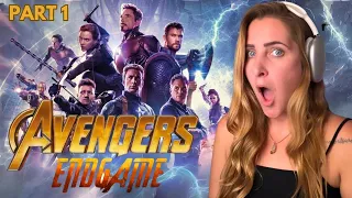 First time watching AVENGERS: ENDGAME. pt. 1