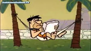 The Flintstone Shorts : Barney Bothering Fred Sleeping