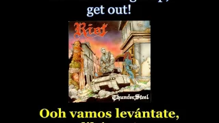 Riot - On Wings Of Eagles - 05 - Lyrics / Subtitulos en español (Nwobhm) Traducida