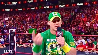 WWE RAW 7/19/21 John Cena promo (Full Segment)