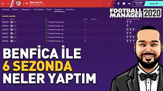 FM 2020 ÖZEL KARİYER #35 |  BENFİCA İLE 6 SEZONDA NELER YAPTIM