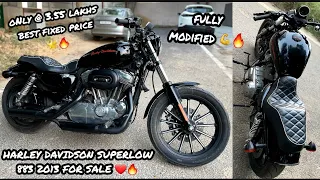 HARLEY DAVIDSON SUPERLOW 883 2013 FOR SALE ONLY @3.55 LAKHS 😍 FIXED PRICE ✅️BEST SUPERBIKES FOR SALE