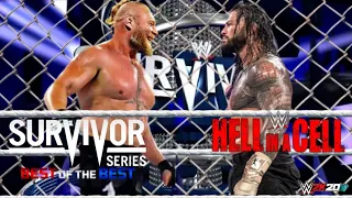 WWE November 11, 2021 - Roman Reigns vs Brock Lesnar : Hell In A Cell - Survivor Series 2021