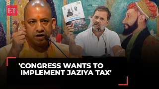 Congress wants to implement the Aurangzeb's Jaziya tax, alleges CM Yogi Adityanath