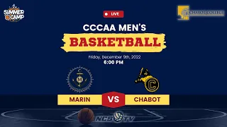 Marin vs Chabot College Men's Basketball LIVE 12/9/22