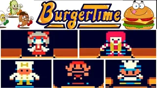 🍔Burger Time🍔Best NES Hacks|Don't Miss Mario Time|HD