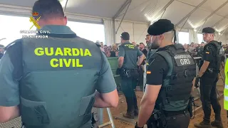 Operación policial en el Monegros Desert Festival