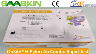OnSite H.Pylori Ab Combo Rapid Test Kit | UNBOXING | CTK Biotech