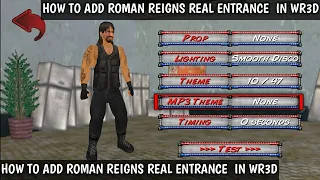 How To Add Roman Reigns Real Entrance Music || Wrestling Revolution 3d