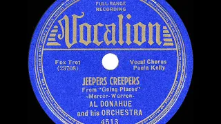 1939 HITS ARCHIVE: Jeepers Creepers - Al Donahue (Paula Kelly, vocal)