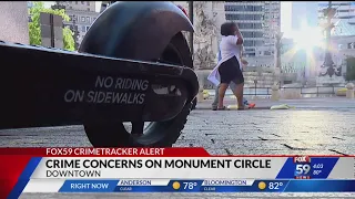 Crime concerns on Indy's Monument Circle