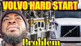 How To Start Vnl Volvo Truck With Hard Start Long Cranking Vlog #119