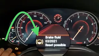 how to reset brake fluid information on BMW 7 Series 2017 Full HD 1080p