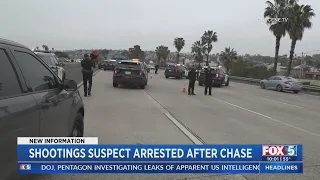 Shootings Suspect Arrested After Chase