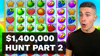 $1400000 BONUS HUNT OPENING - Part 2 🎰 172 Slot Bonuses - Land of Zenith, Beat the Beast & Sabaton