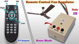 How to Make Remote Control Fan Regulator | Remote Controlled AC Fan Regulator using Arduino