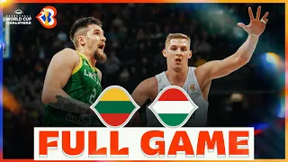 Lithuania v Hungary | Basketball Full Game - #FIBAWC 2023 Qualifiers