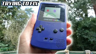 GAME BOY COLOR with WEIRD SCREEN & Not Playing GAMES