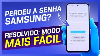 🔵 Esqueceu a senha? Como remover sua conta Samsung Account do celular | Passo a Passo