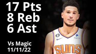 Devin Booker 17 Pts 8 Reb 6 Ast vs Magic Highlights