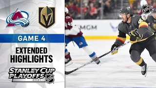 Colorado Avalanche vs Vegas Golden Knights  R2, Gm4 Jun 6, 2021 HIGHLIGHTS