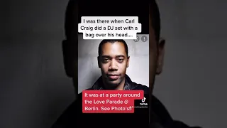 I Was There When Carl Craig.... #shorts