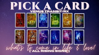 What's Coming in Life/Love For Your Venus Transit/Retrograde? ♥️⚡️💘💋  | Pick A Card Tarot Reading🔮💫