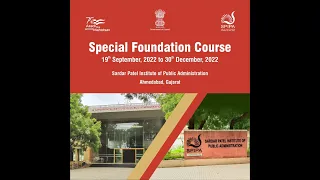 Gleams of Special Foundation Course Conducted by SPIPA