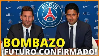 BOMBAZO 💥 ULTIMA HORA! ¡EL PRESIDENTE CONFIRMA! ¡EL FUTURO DE MESSI CONFIRMADO! NOTICIAS PSG HOY