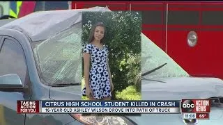 Citrus High teen dies in wreck