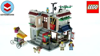 LEGO Creator 31131 Downtown Noodle Shop Speed Build