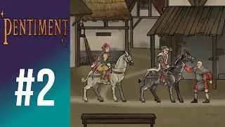 BLIND Let's Play Pentiment #2 - The Baron of Rothvogel