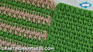 Looking for an EASY ONE ROW REPEAT Stitch? 🤔 Try the Crochet RICE STITCH 🍚 (Tutorial for Beginners)