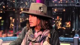 Johnny Depp on the Late Show with David Letterman 2013) (HD)