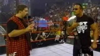 The Rock Mick Foley Chris Benoit Shane Mcmahon Segment  Raw 7/17/2000