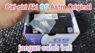 REVIEW || Aki GS Astra GTZ6V original || Cara membedakan Aki GS Asli vs KW