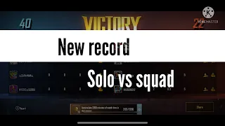 Solo vs squad TDM | 40 kills | New World record  #pubgmobile #battlegroundindia #solovssquad