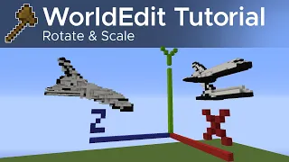 WorldEdit Guide #3 - Advanced Rotating and Scaling