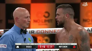 Dylan Biggs vs Mtichem big fist round KO | Calls out Nikita Tszyu