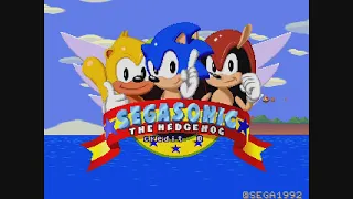 20 Mins Of...Segasonic The Hedgehog Intro (Prototype) (JPN/Arcade)